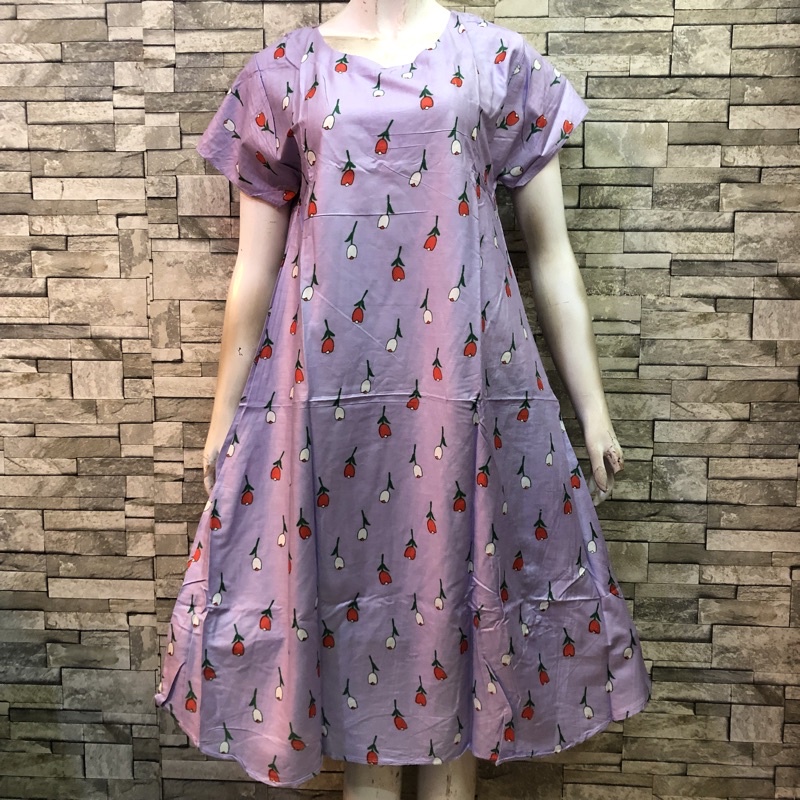 DASTER BALI MURAH MOTIF KEMBANG | BATIK AQILAH-OB 20