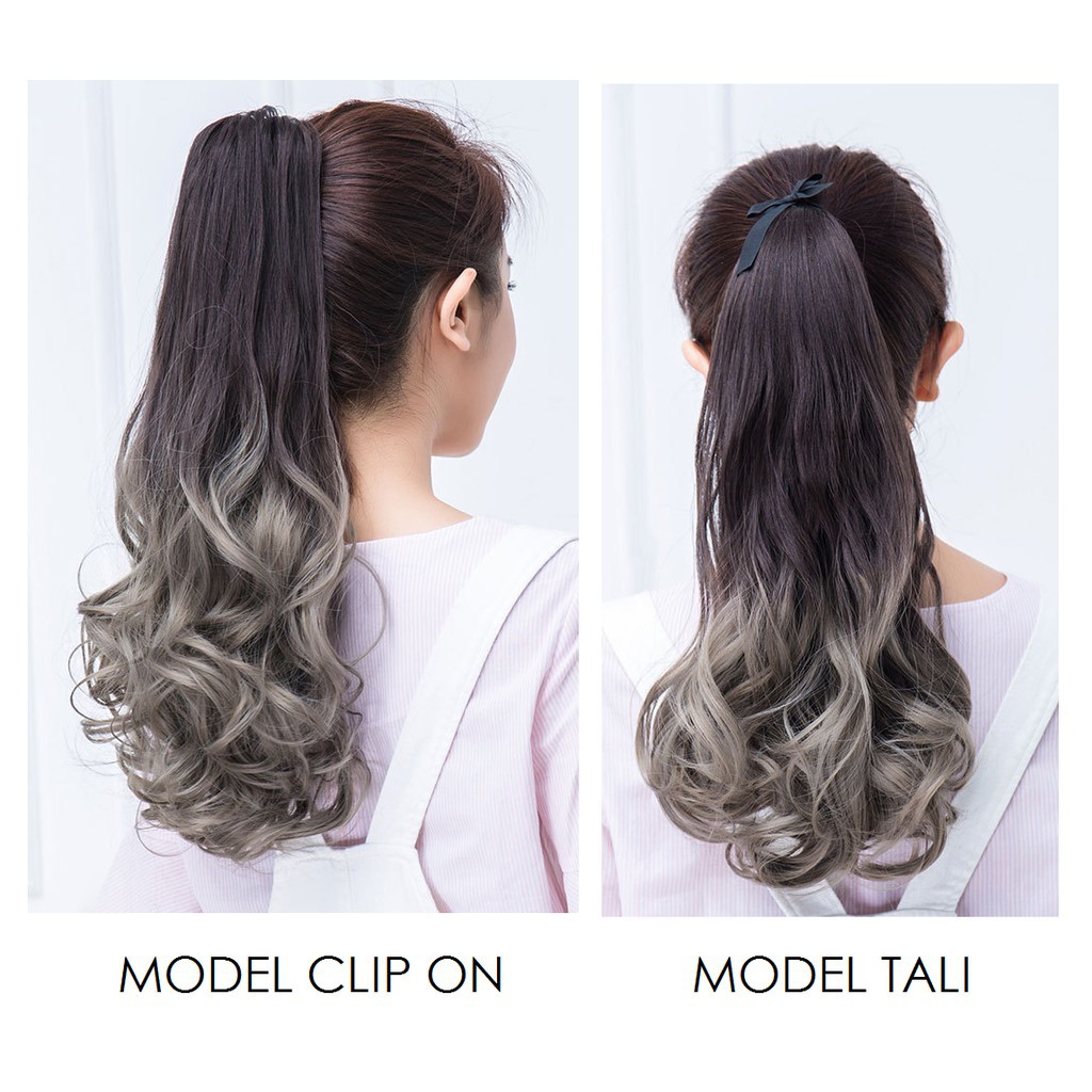 Ponytail Ombre Tali Pita dan Jepit / VICTORIA HOUSE