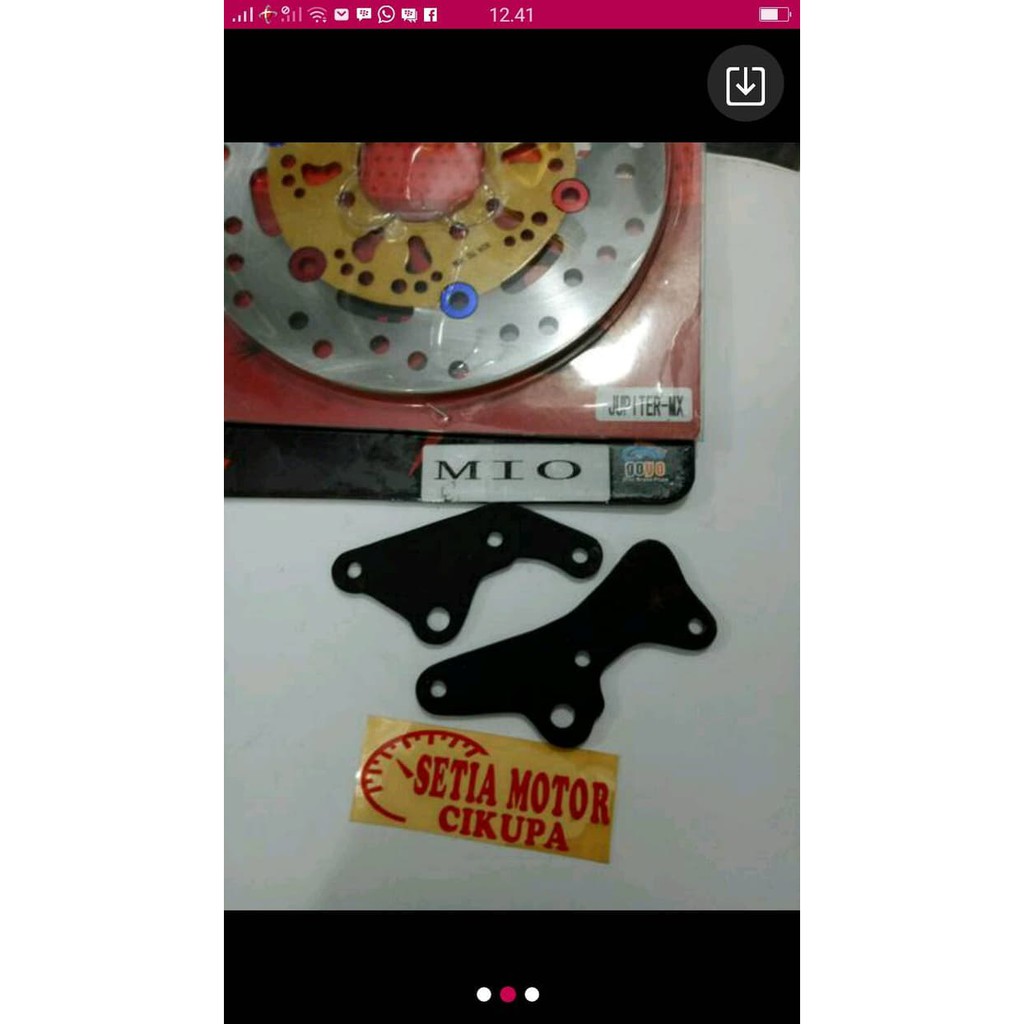 Breket Piringan Ninja R - Ninja Rr - Satria Fu - Breket Cakram Depan - Variasi Motor