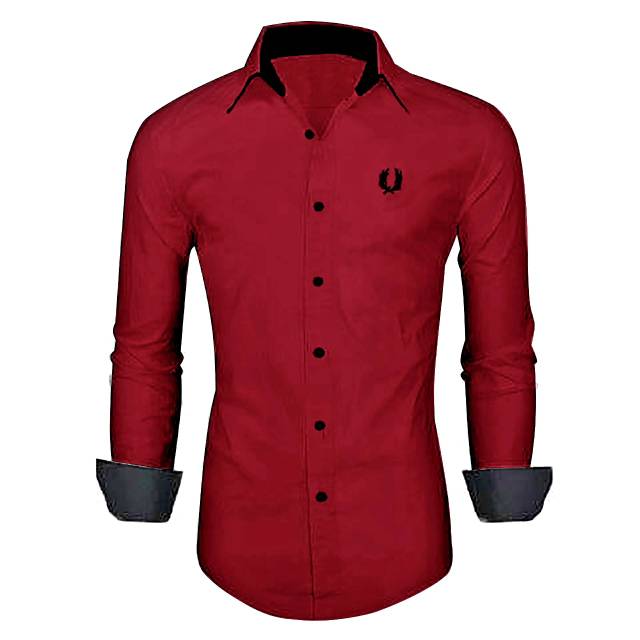 TOTOTAshop.Kemeja DABINO pria slimfit.bahan cotton stretch premium.variasi Logo si Dada Bordir halus