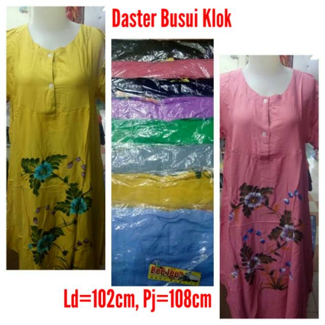 NEW FASHION Midi Dress Busui Klok Lukis Random