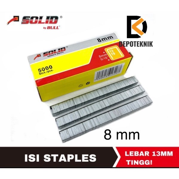 

Isi staples tembak 8 mm solid - depoteknik