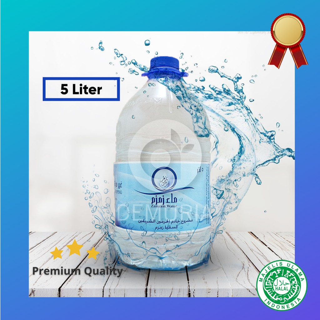 

Air ZamZam Royal 5 Liter Original Makkah 100% Murni