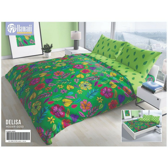 RC HAWAII SPREI FLAT KING UKURAN 180X200 MOTIF DEWASA MINIMALIS