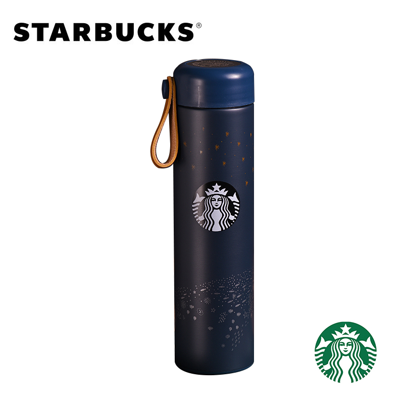 Starbucks Botol Minum / Tumbler Starry Night Stainless Steel 500 Ml Putri Duyung
