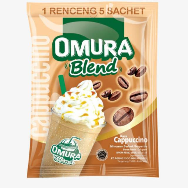 

[10 Pcs] Omura Blend Rasa Cappucino / ice blender