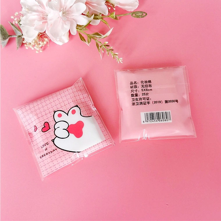 KAPAS TONER isi 25 pcs // Toner pads | Kapas Wajah Tipis | Make Up Remover Pads | Kapas Kecantikan Premium