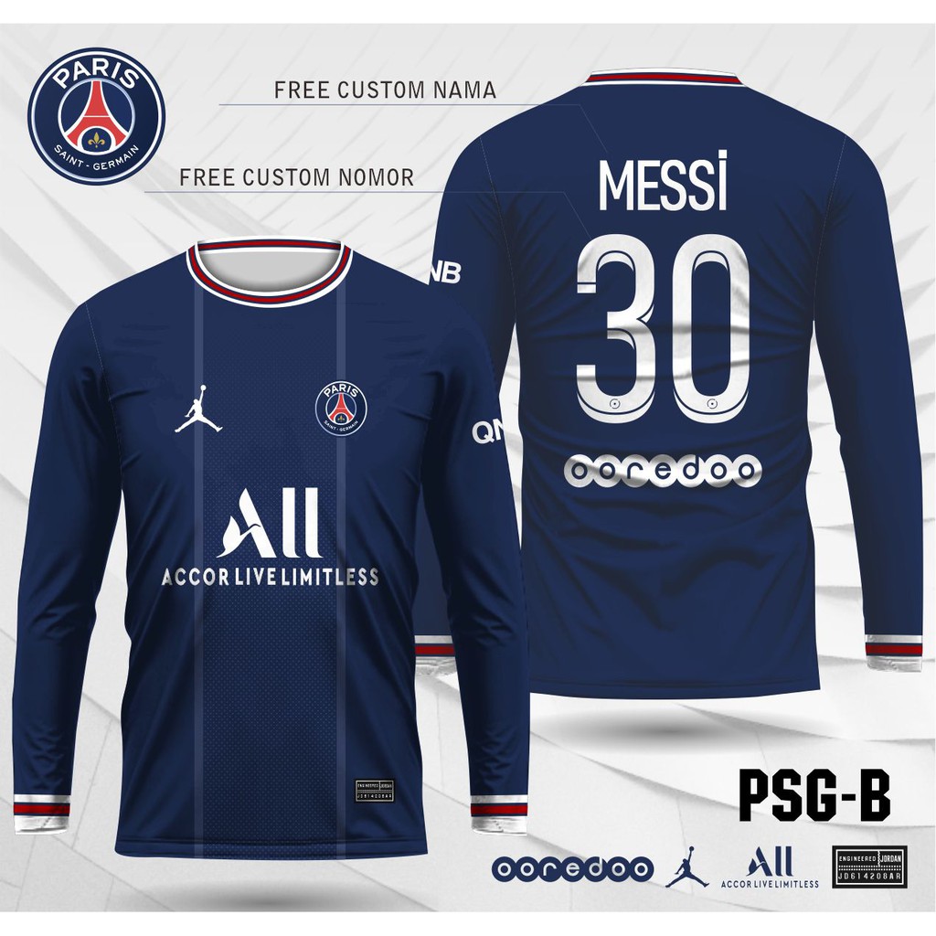JERSEY DRY FIT BOLA PSG HOME Jersey Sepak Bola, Jersey Sepak Bola Pria, Jersey Sepak Bola Internasio