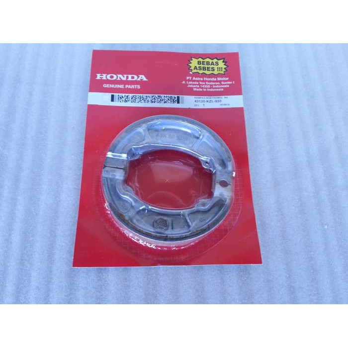KAMPAS REM BELAKANG VARIO OLL 43130-KZL-930  ORIGINAL ASLI