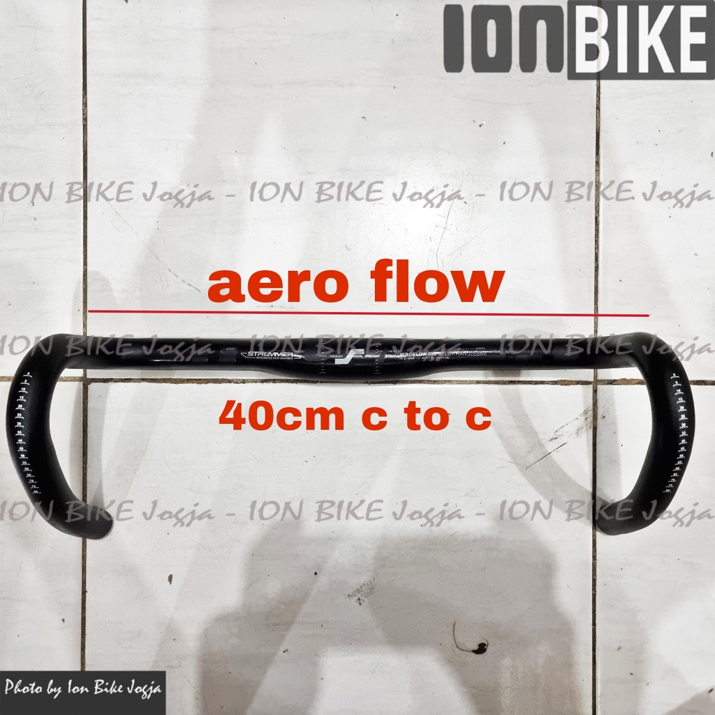 Stang Dropbar Strummer Aeroflow Oversize Gepeng Roadbike Drop Bar Alloy Handlebar Handle Bar Road Bi