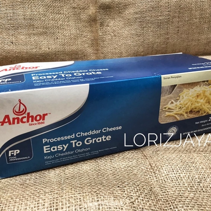

Keju- Anchor Keju Cheddar 1Kg Repack!! -Keju.