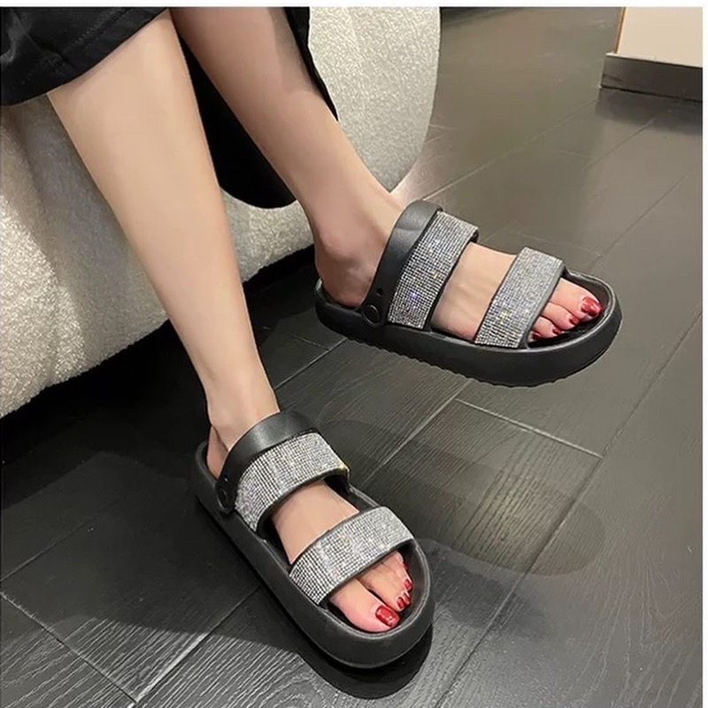 Sendalslop 5015 sepatu sendal wanita import realpict