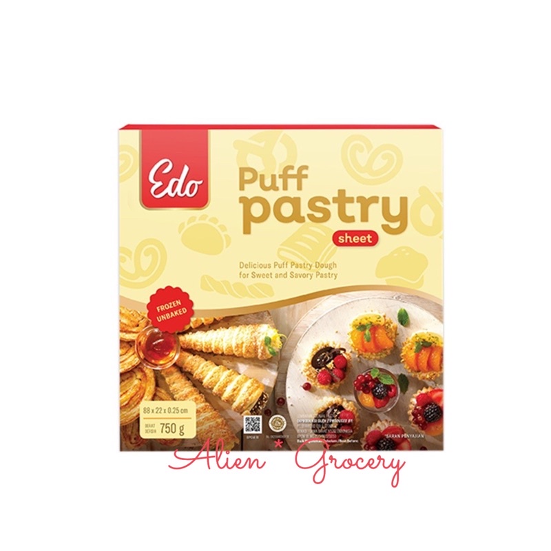 EDO Puff Pastry Sheet 750gr