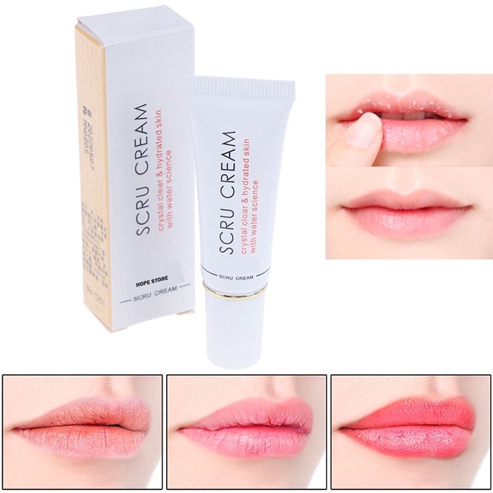 HOPE STORE - BISA COD - SCRU ORIGINAL CREAM PELEMBAB BIBIR KERING DAN BIBIR PECAH MEMBUAT BIBIR JADI CERAH