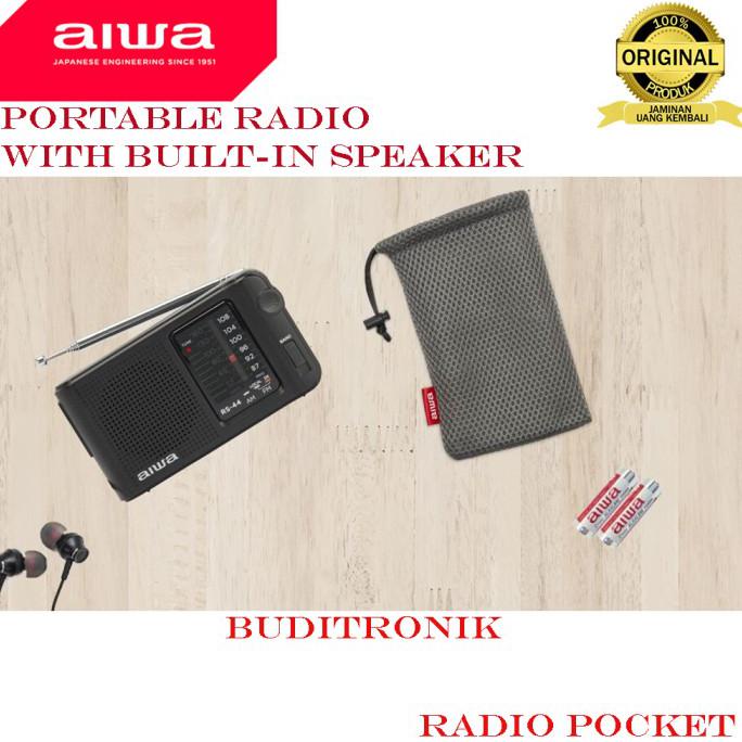 RADIO AIWA RS-44 POCKET AM/FM RADIO PORTABLE ORIGINAL