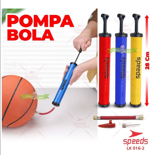 SWIM65 POMPA JARUM SPEEDS LX016-2 UNTUK BOLA KARET,BALON