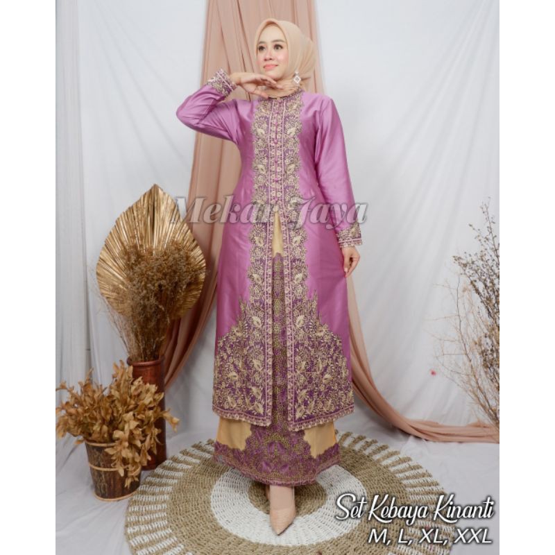 KEBAYA MODERN//SET KEBAYA KINANTI//KEBAYA MODREN//KEBAYA MEWAH//KEBAYA PESTA//BY MEKAR JAYA