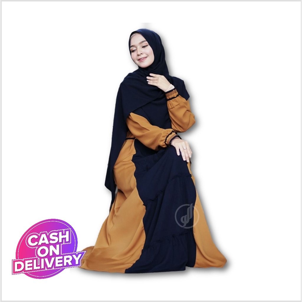 Adzkia Home | Gamis  Kondangan Mewah Wanita Modern | Lyra Alwa Hijab | Dress Saja  Fashion Muslim Te