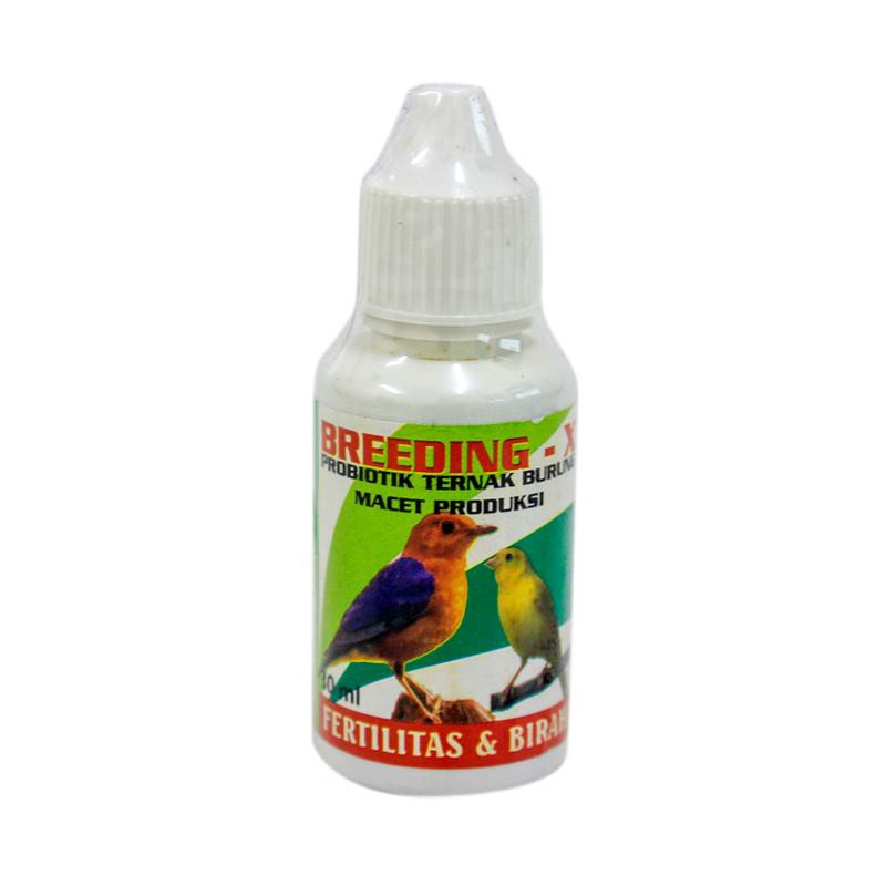 Vitamin Burung BREEDING X 30ml Obat Macet Produksi Birahi Fertilitas