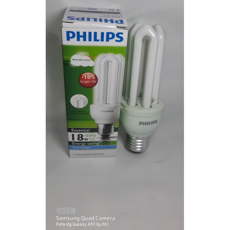 lampu essential philips 18 wtt