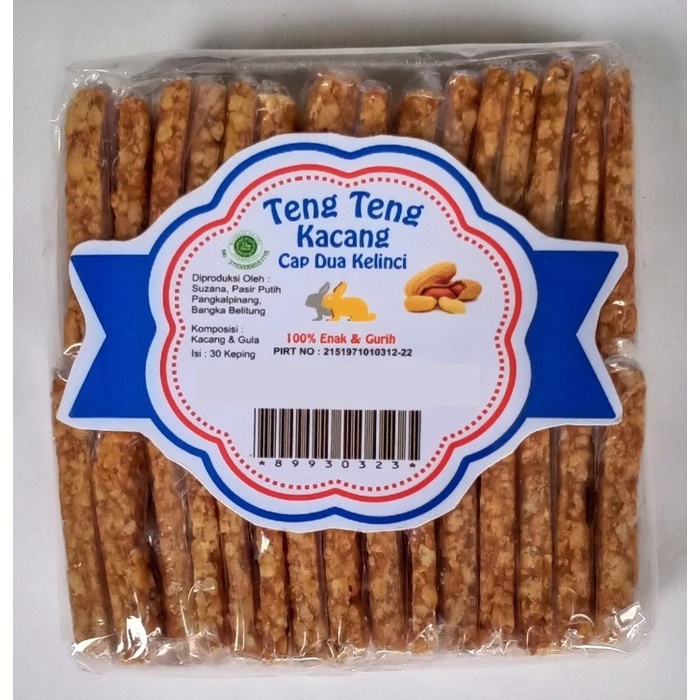 

Teng Teng kacang isi 30 keping