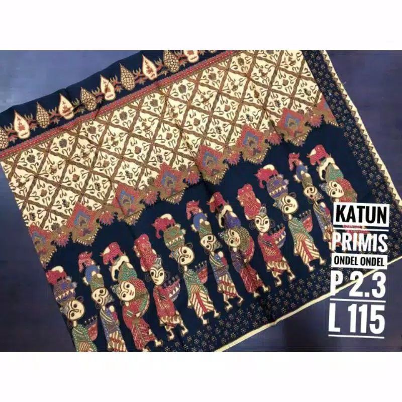 Kain Batik Solo Motif Ondel Ondel