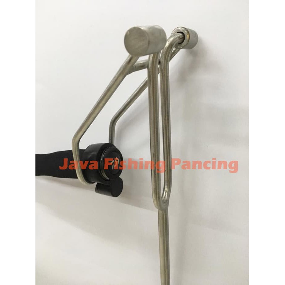 Dijual Cagak Joran teleseran Pancing Stainless Congkok Patin 80cm Murah