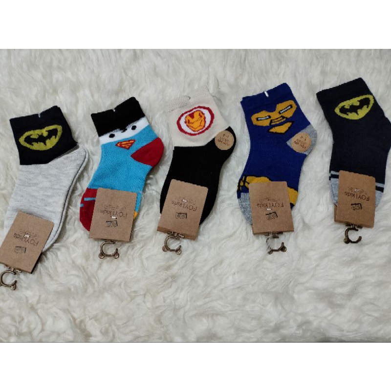 KAOS KAKI ANAK KARAKTER ' MARVEL '