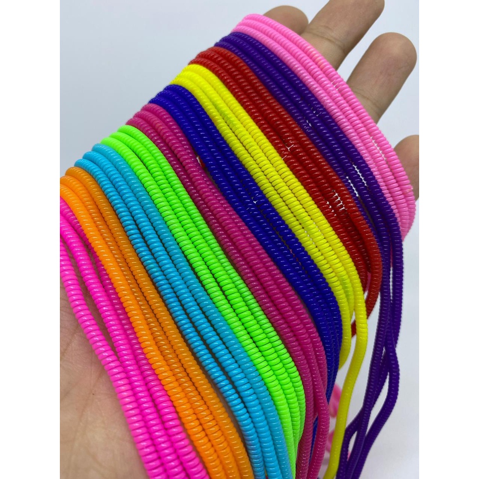 Pelindung kabel spiral cable protector warna pelilit pengaman pelindung kabel murah lentur