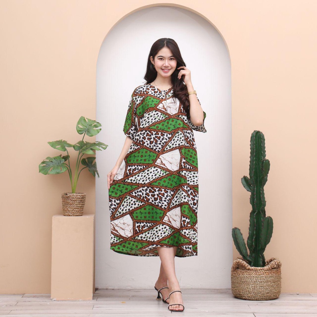 Daster Jumbo batik DIANTY Daster Busui  Daster cantik  Baju tidur  Baju santai  Baju batik