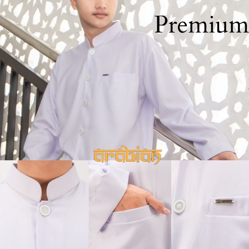 Taqwa Premium Bahan Woll Brioni Super Merk DALWA - Baju Koko Taqwa Sultan - Koko Pejabat