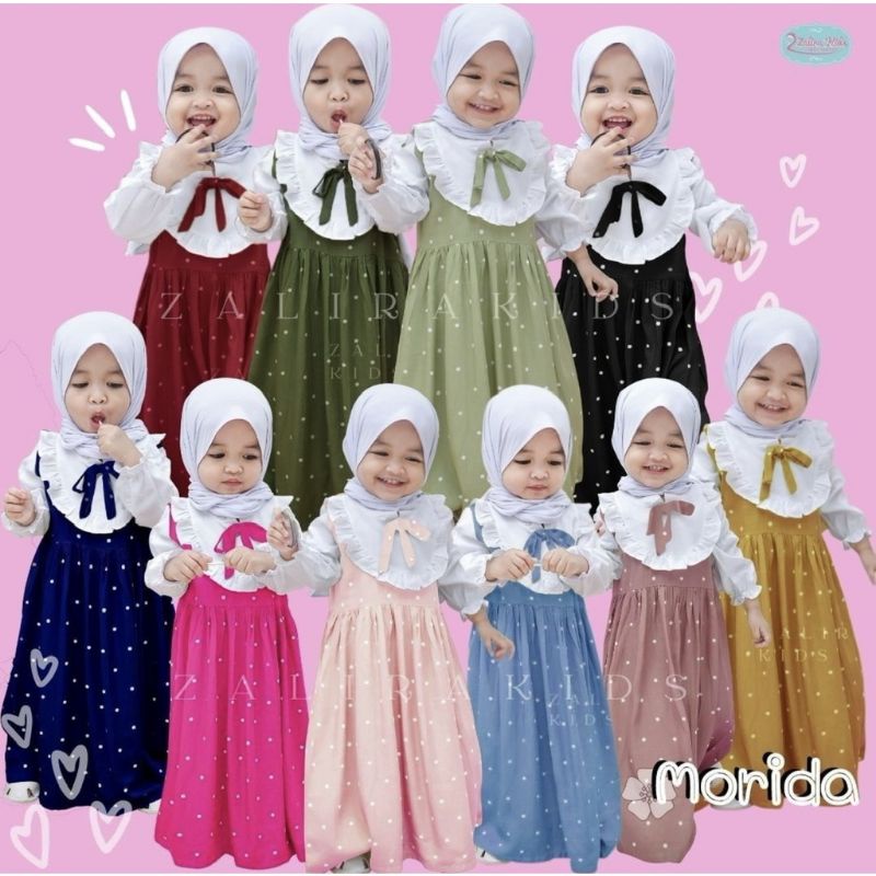 GAMIS ANAK BEATRICE LONG DRESS ANAK PEREMPUAN 2-5TH GAMIS ANAK KOREA BY CELANA KULOT STORE