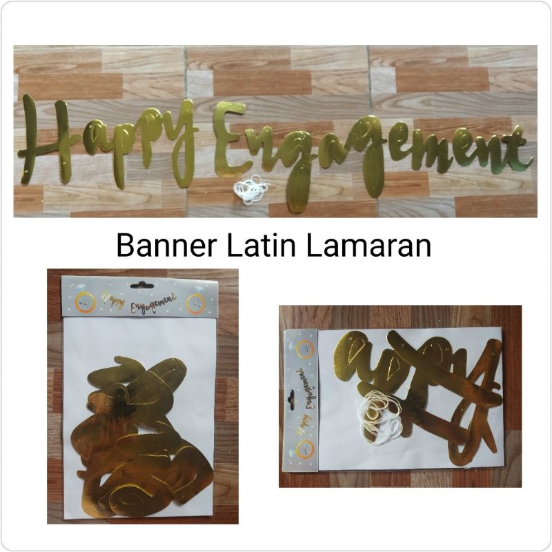 BANNER HAPPY ENGAGEMENT LATIN/BANNER LAMARAN