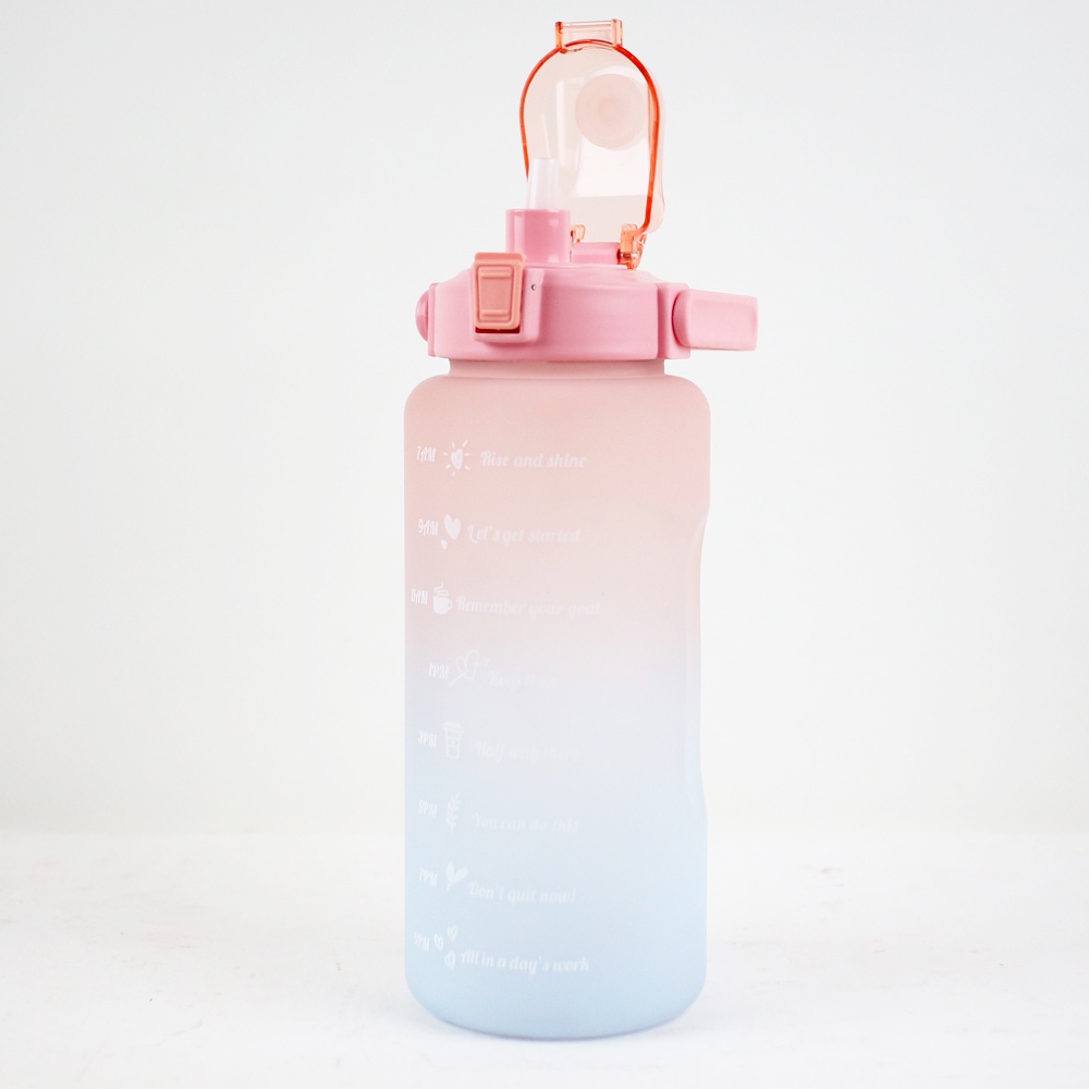 FM - Botol Air Minum Viral Botol 2 liter Warna Gradasi