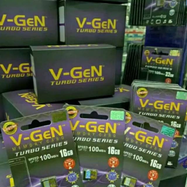 Memory Card V Gen 32gb Micro SD V-Gen Class 10 Turbo Ori.