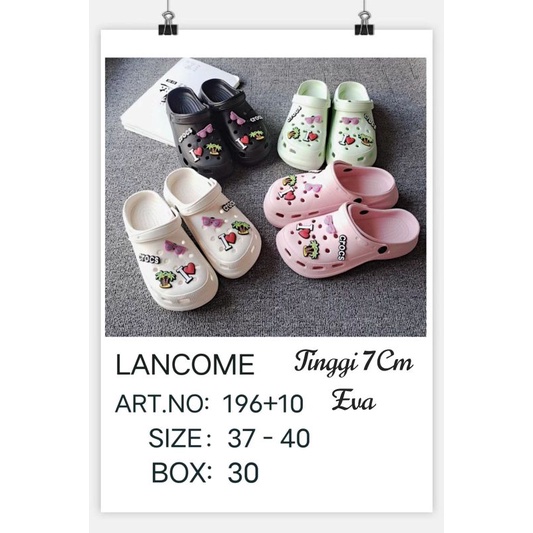 LANCOME  sendal karet baim/kodok wanita import karekter 3D  sendal karet fuji  sendal import wanita