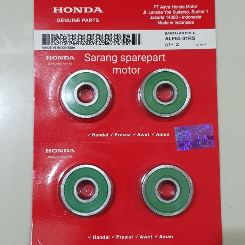 Lahar Bearing Honda 6301 RS Bantalan Bola 6301RS