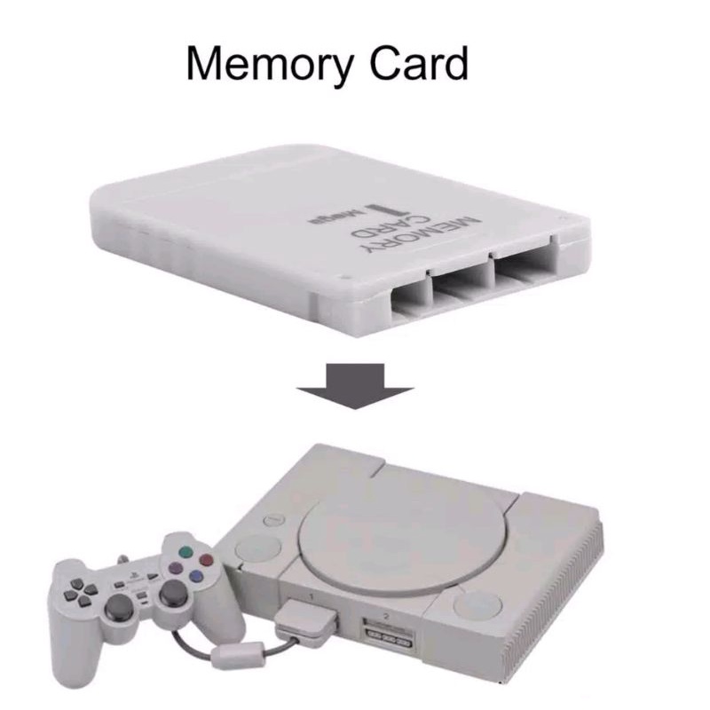 MEMORY CARD MC PS1 PS 1 PSX PSONE PS ONE PS X FAT SLIM MC PS1 FAT SLIM PLAYSTATION 1 ORIGINAL OP