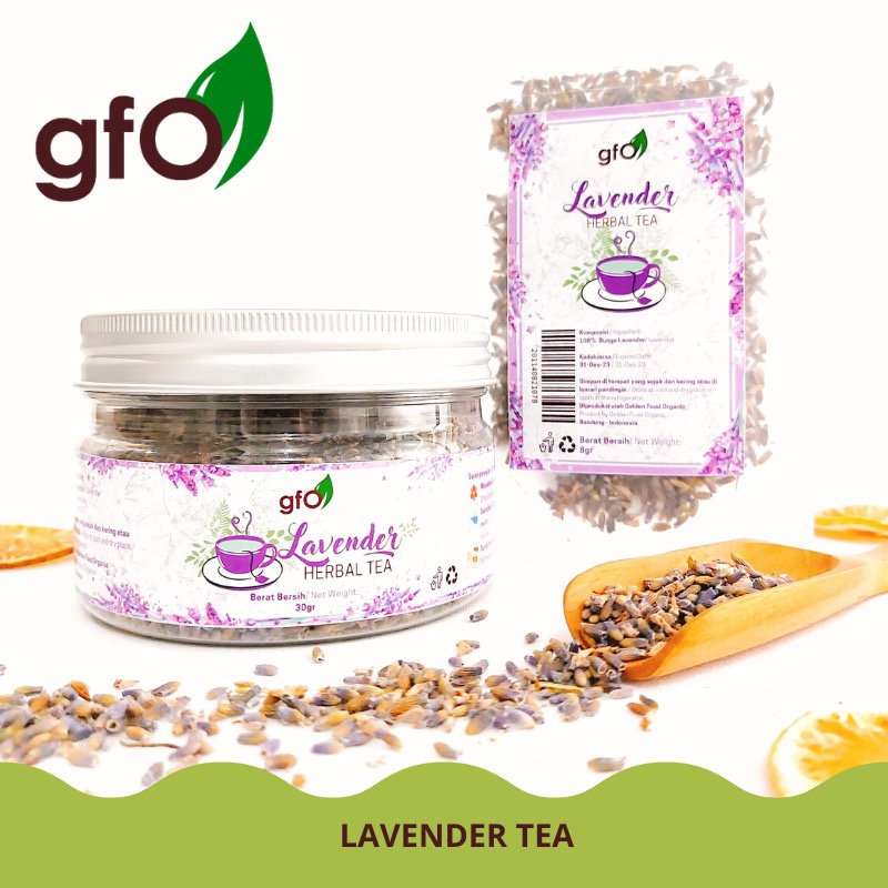 Teh Bunga Lavender / Lavender Tea / Tisane / Artisan Tea / Flower Tea / Teh Bunga / Tea Blend GFO