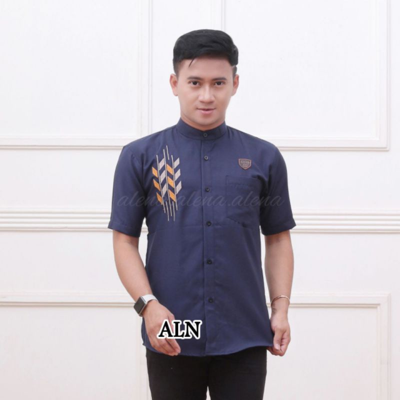 Kurta Pria Pakistan polos Lis Batik Gradation premium