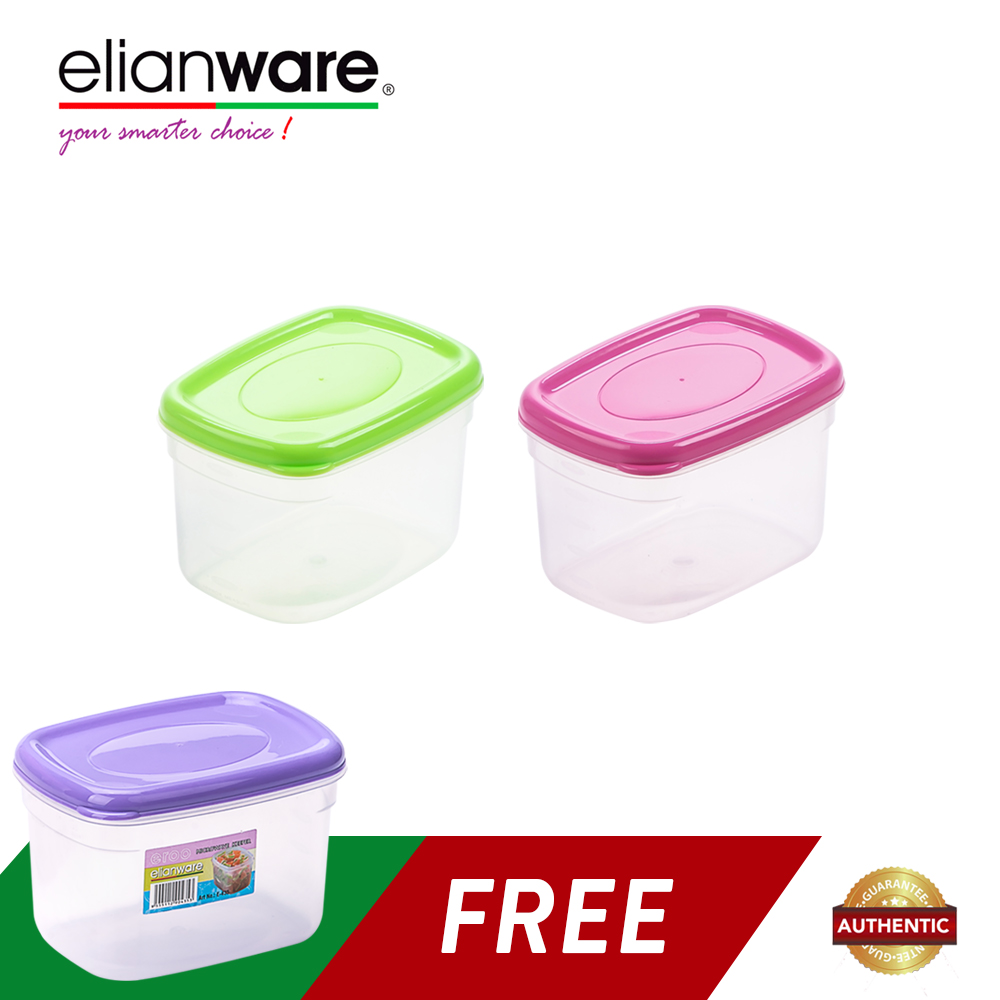 Elianware BPA Free Multipurpose Food Keeper (660ml) [Buy 2 Free 1]