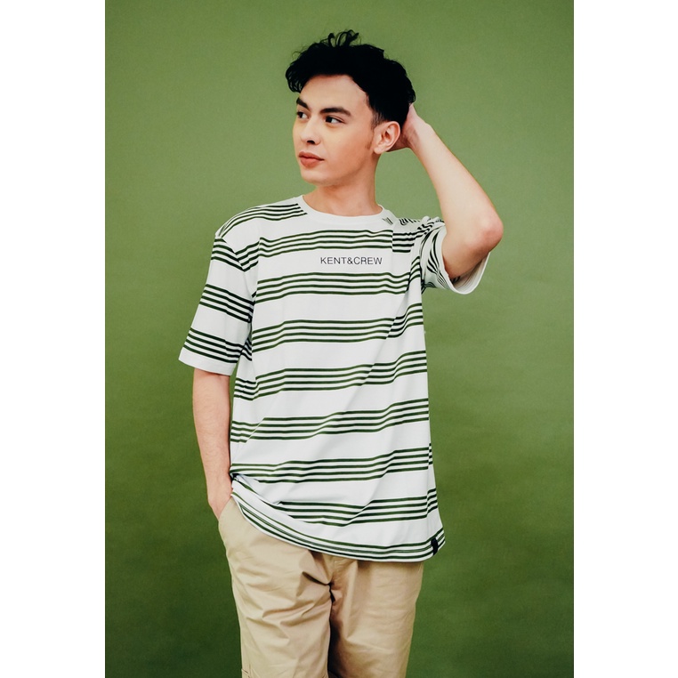 KENT&CREW Kaos Pria Printing Putih - C-AHBF09-T9