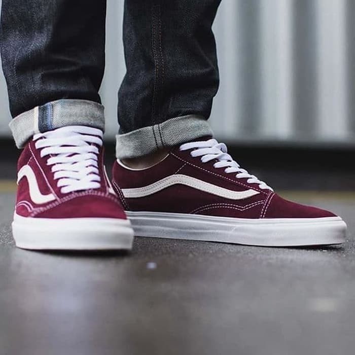 [BNIB] SNEAKERS VANS OLDSKOOL NAVY/BW/Port Royale White GLOBAL SEPATU-5