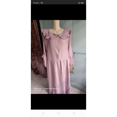 midi dress crincle uragiri