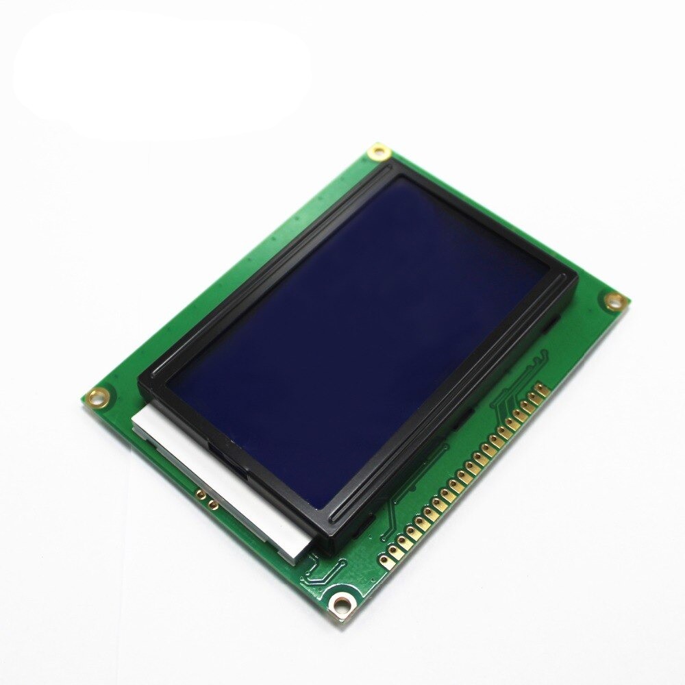 LCD 12864 128x64 Graphic LCD Module Blue Biru Colour Blacklight