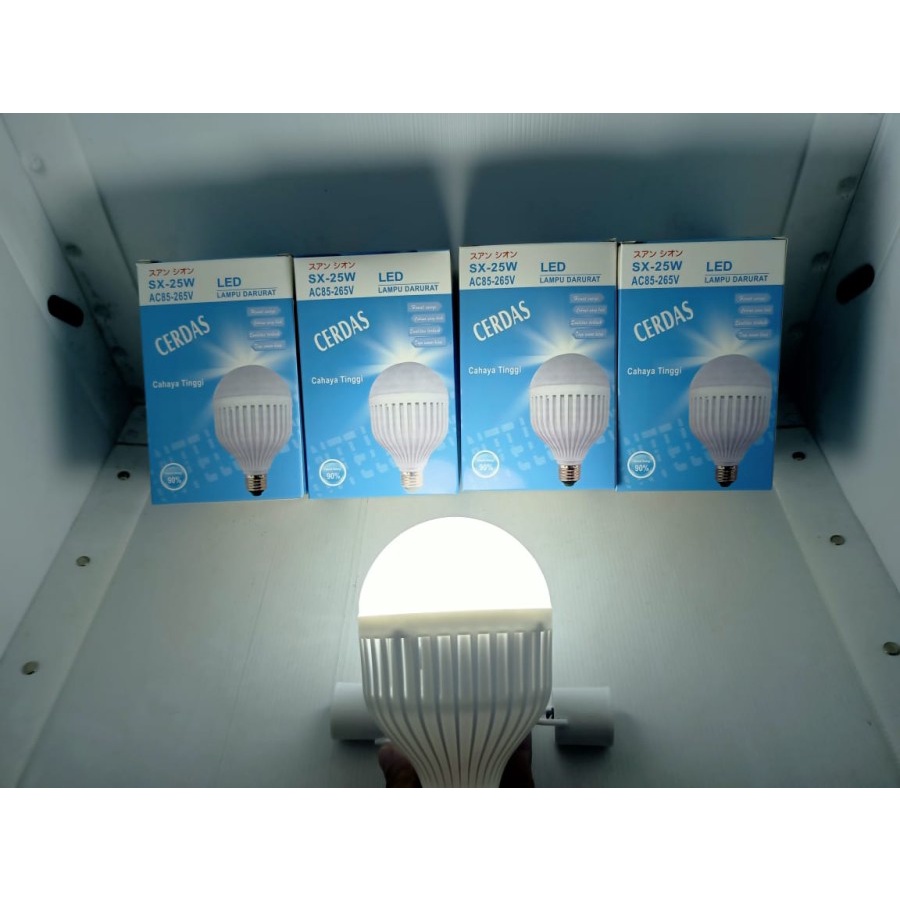 LAMPU DARURAT LED SX-25 WATT bohlam emergency lampu sentuh gantung ajaib