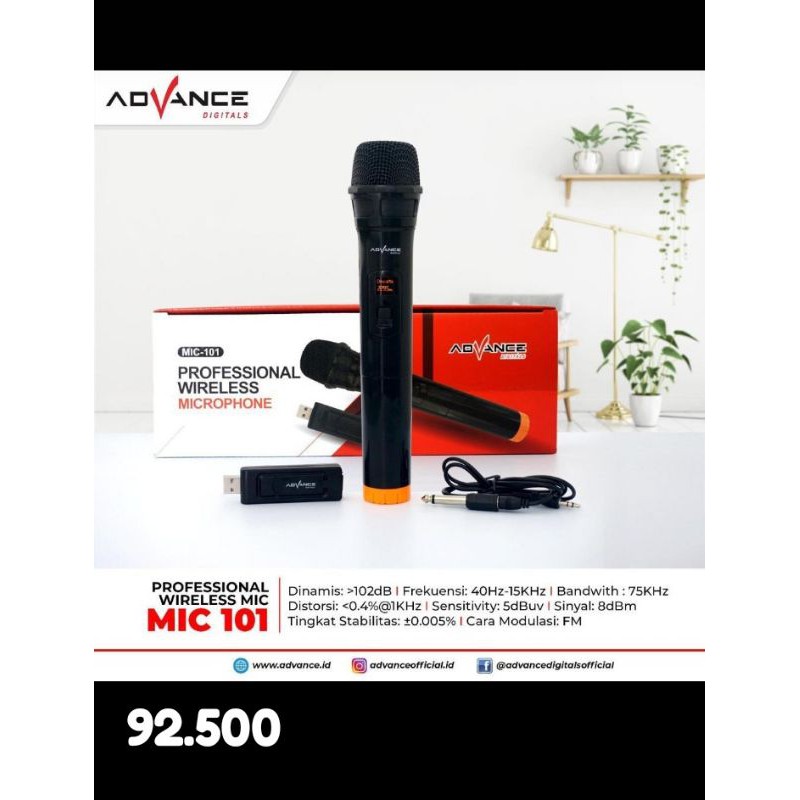 Advance Mic Professional Wireless MIC101