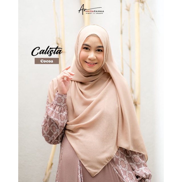 Gamis AR Anisa Rahma, Gamis Adem with Pashmina. Calista Series