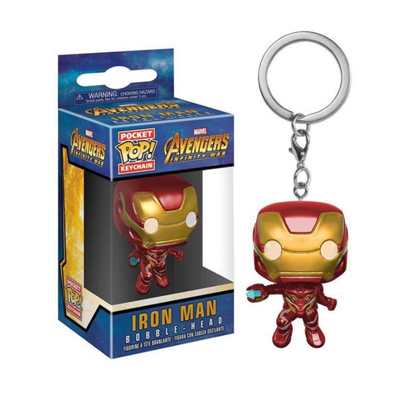 Funko POP Marvel Avengers 3 Gantungan Kunci Bahan PVC Untuk Koleksi