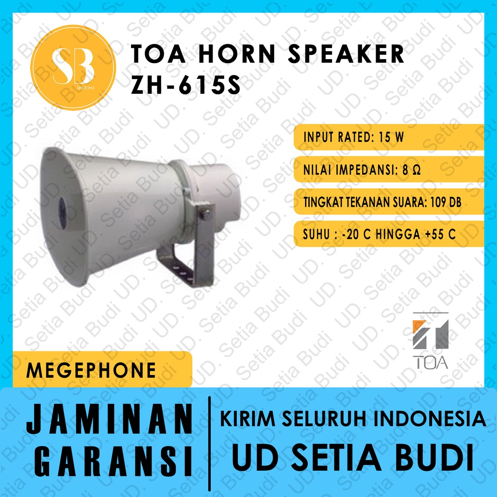 TOA Horn Speaker ZH-615S / ZH-615 S 15 Watt